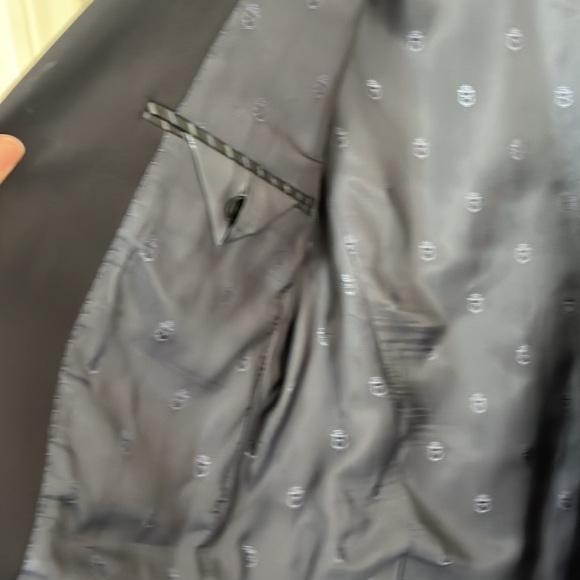 Nwt $498 JOHN VARVATOS STAR U.S.A. Navy Basic SS sport coat plain weave wise 38R - Picture 11 of 17